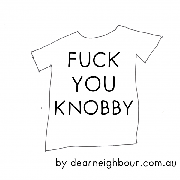 Fuck you knobby