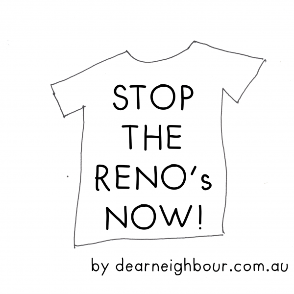 Stop the reno's now